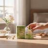 Musc Tahara pistachio sur une table