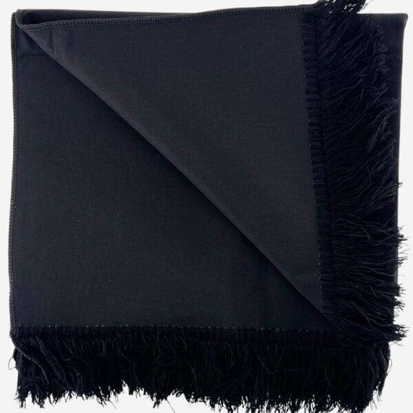Tapis de prière noir plié
