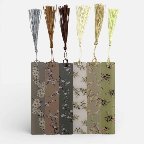 marque page fleuri
