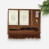 coffret cadeau tapis de prière marron femme